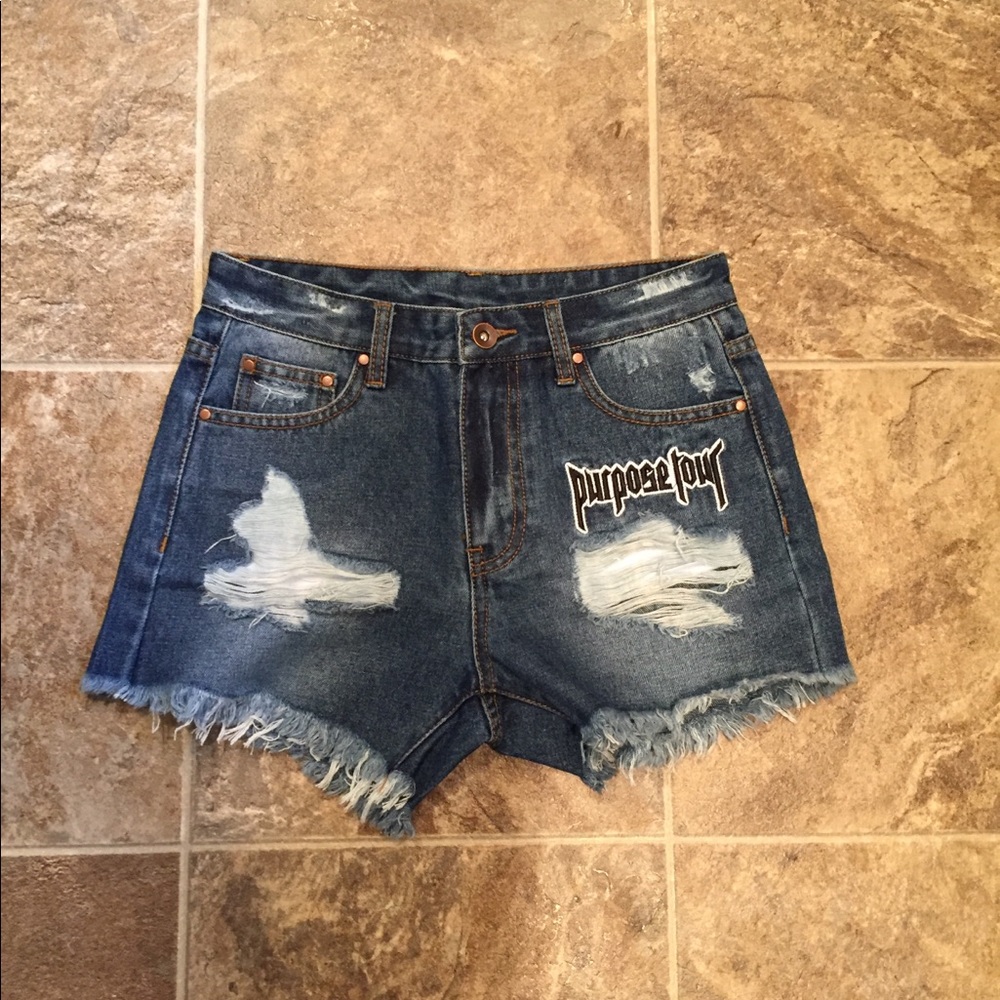 Justin Bieber NWOT Purpose Tour Shorts Sz SM